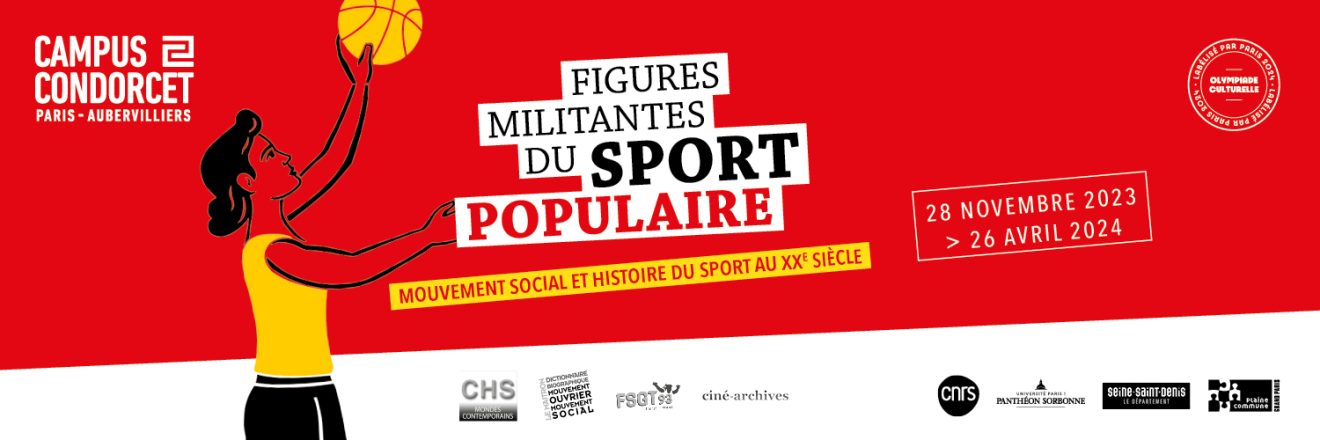 Exposition ＂Figures militantes du sport populaire＂ au Campus Condorcet