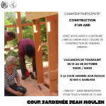 Construction d’un abri à la cour jardinée Jean Moulin