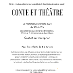 Atelier conte et théâtre avec la compagnie Etincelles