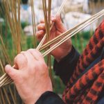 Atelier tressage végétal avec Stéphanie Buttier à la Semeuse