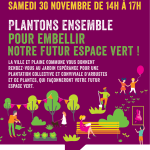 Participez à une après midi de plantation collective au futur espace vert « Jardin Esperance »