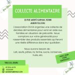 Collecte alimentaire avec l’association DUVA