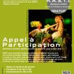 Appel à participation – résidence d’artiste R.A.S.T.I avec Tac Teatro