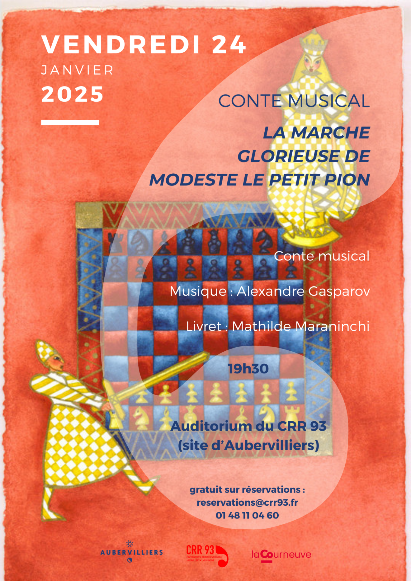 Spectacle “La marche glorieuse de Modeste le Petit Pion” au CRR Jack Ralite