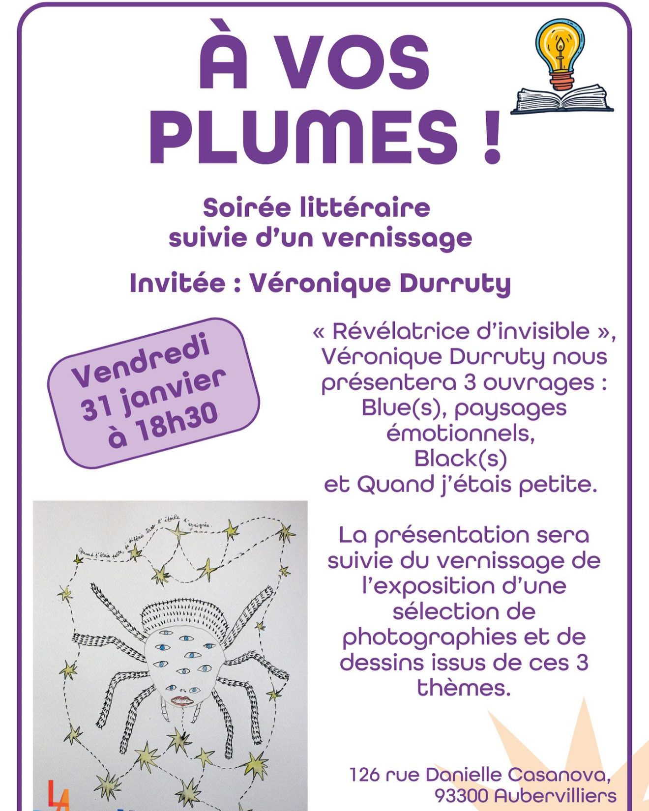 Soirée littéraire au café associatif La Blague