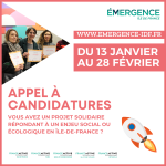 Appel à candidatures « Emergence Ile de France »