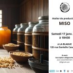 Atelier miso au café associatif La Blague