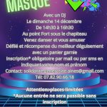 Bal masqué années 80 avec DJ – Association SGAA