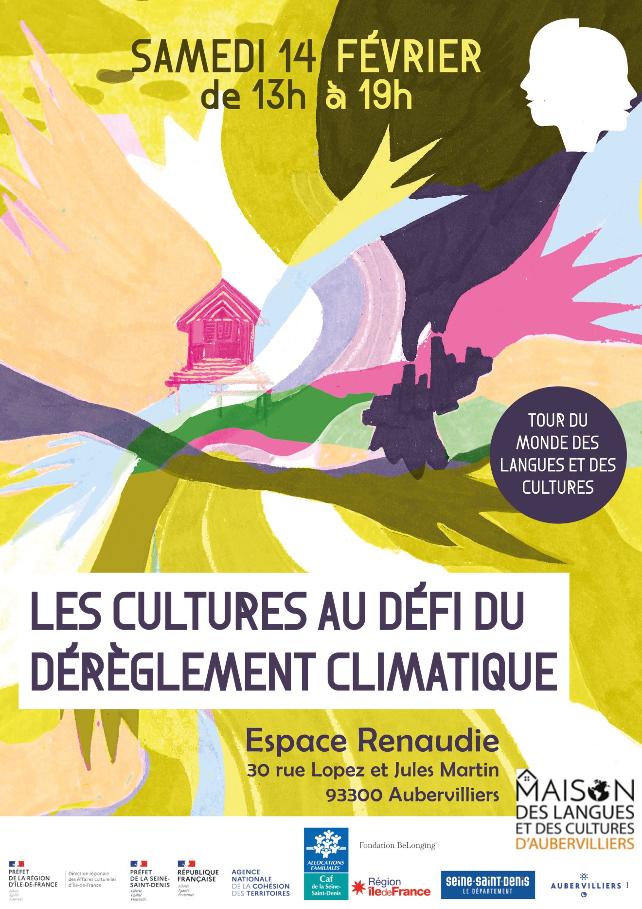 Tour du monde des langues et des cultures - Les cultures au défi du dérèglement climatique avec la Maison des Langues et des Cultures d'Aubervilliers