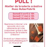 Atelier « Répare ton pull » à la Blague avec Auberfabrik