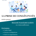 Wébinaire du Club Asso Emploi 93 : La prise de congés payés