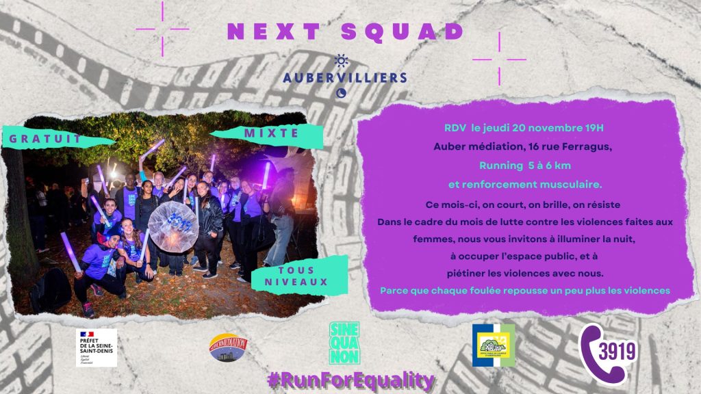 Running avec Sine Qua Non Agenda associatif