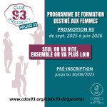 INSCRIPTION – CLUB 93 DIRIGEANTES