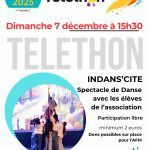Spectacle de danse avec Indans’Cité – Récolte de dons pour le Téléthon 2025