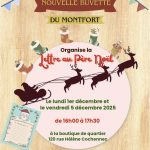 Lettre au Père Noël avec la nouvelle buvette du Montfort