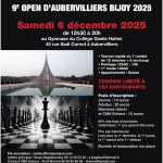 9ème Open de Bijoy d’Aubervilliers (jeux d’échecs)