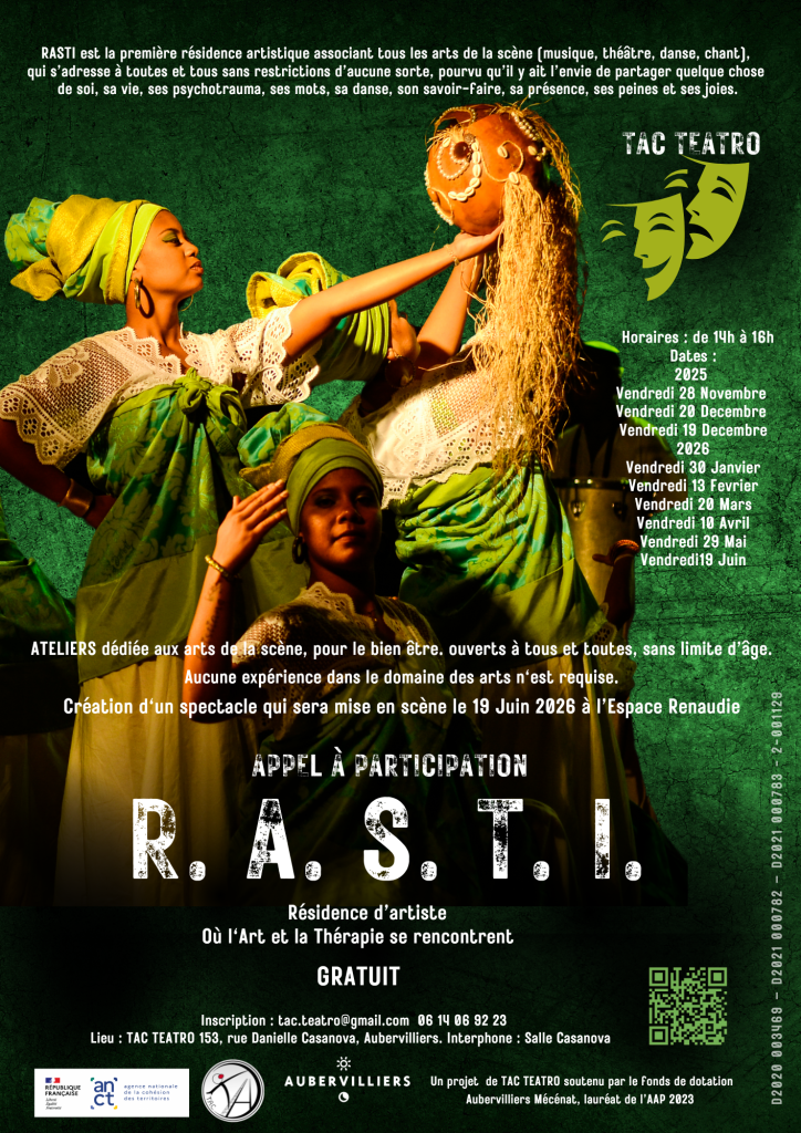 Atelier « RASTI » avec Tac Teatro Agenda associatif