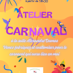 Atelier carnaval avec SGAA Agenda associatif