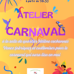 Atelier carnaval avec SGAA Agenda associatif