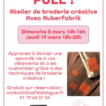 Atelier « Répare ton pull » à la Blague avec Auberfabrik