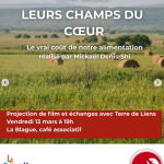 Ciné débat avec l&rsquo;association Terre de liens à la Blague