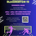 Soirée badminton fluo avec Auber&rsquo;Bad