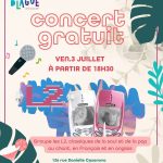 Concert gratuit à la Blague