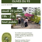 Apéro de l&rsquo;amicale des olives du 93