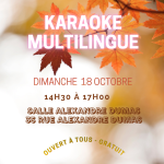 Karaoké multilingue avec SGAA