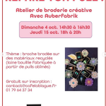Atelier broderie « Répare ton pull » avec Auberfabrik