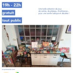Soirée jeux aux Poussières